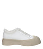 Marni White Leather Low Tops
