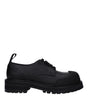 Richelieus et derbies en cuir noir Marni