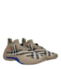 Burberry Beige Fabric Chunky Sneakers
