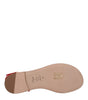 Christian Dior Pink Leather Flip-Flop Sandals