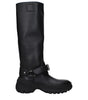 Burberry Black Leather Boots