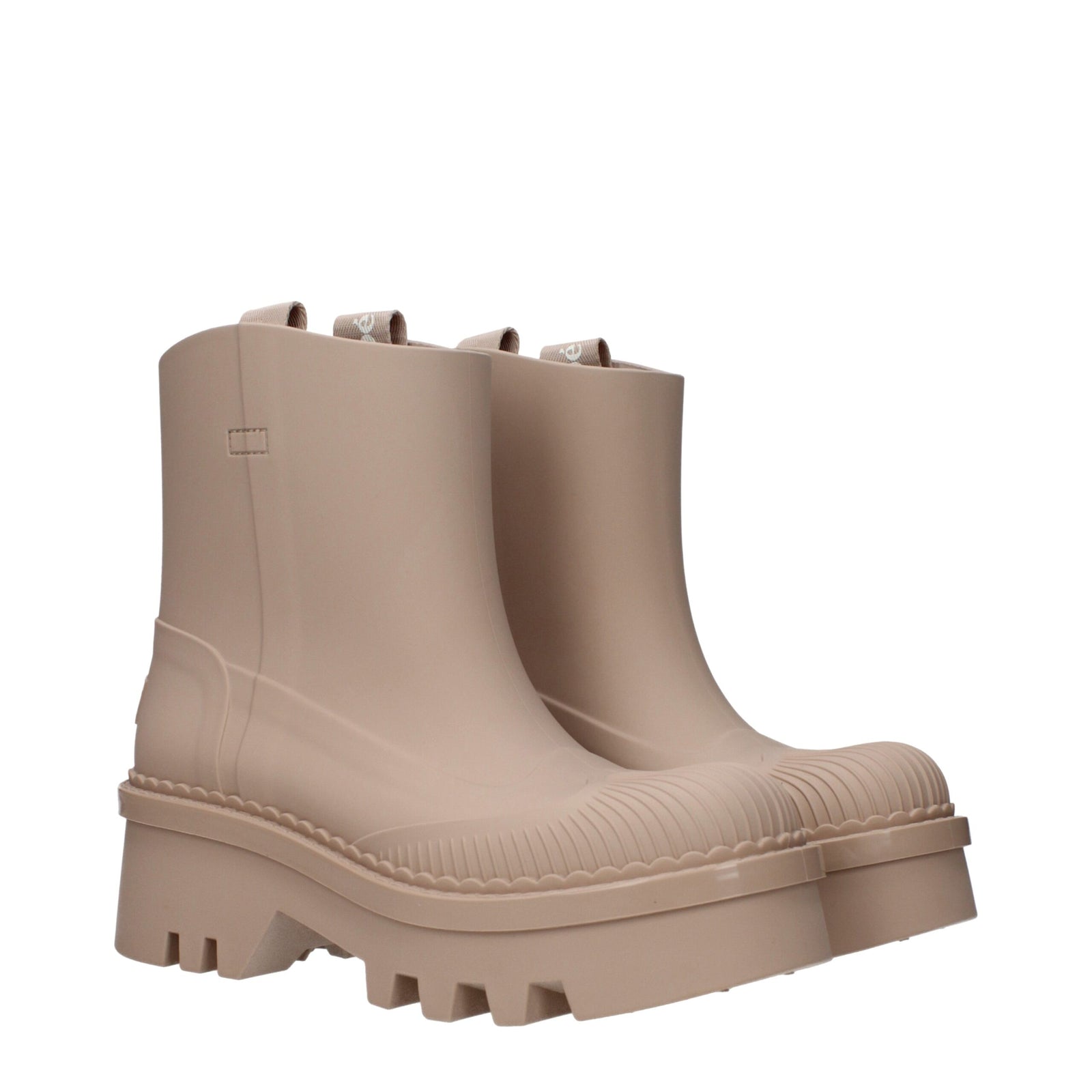 Bottines en coton rose Chloé