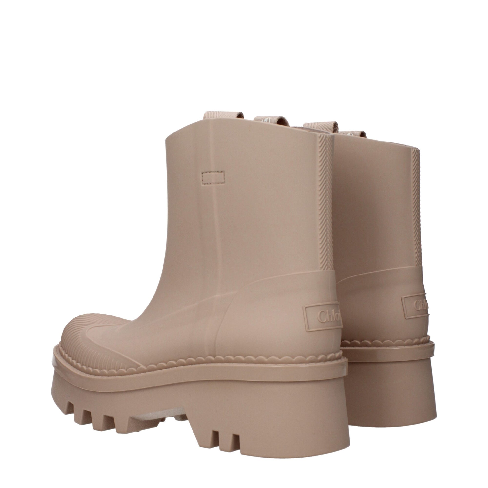 Bottines en coton rose Chloé