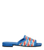 Jimmy Choo Light Blue Fabric Slippers Sandals