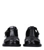 Miu Miu Black Leather Slip-On Loafers