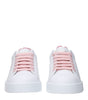 Dolce & Gabbana White Leather Low Tops