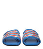 Jimmy Choo Light Blue Fabric Slippers Sandals