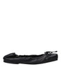 Jacquemus Black Leather Ballet Flats