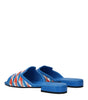 Jimmy Choo Light Blue Fabric Slippers Sandals