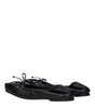 Jacquemus Black Leather Ballet Flats
