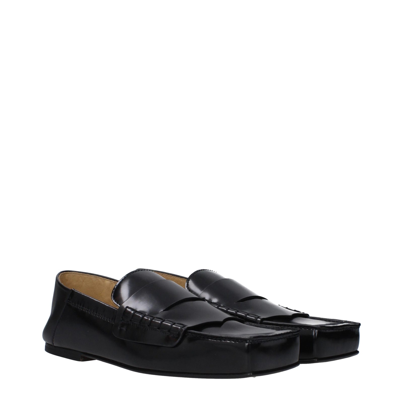 Jacquemus Black Leather Loafer