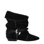 Isabel Marant Black Leather Ankle