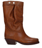 Isabel Marant Brown Leather Ankle Boots