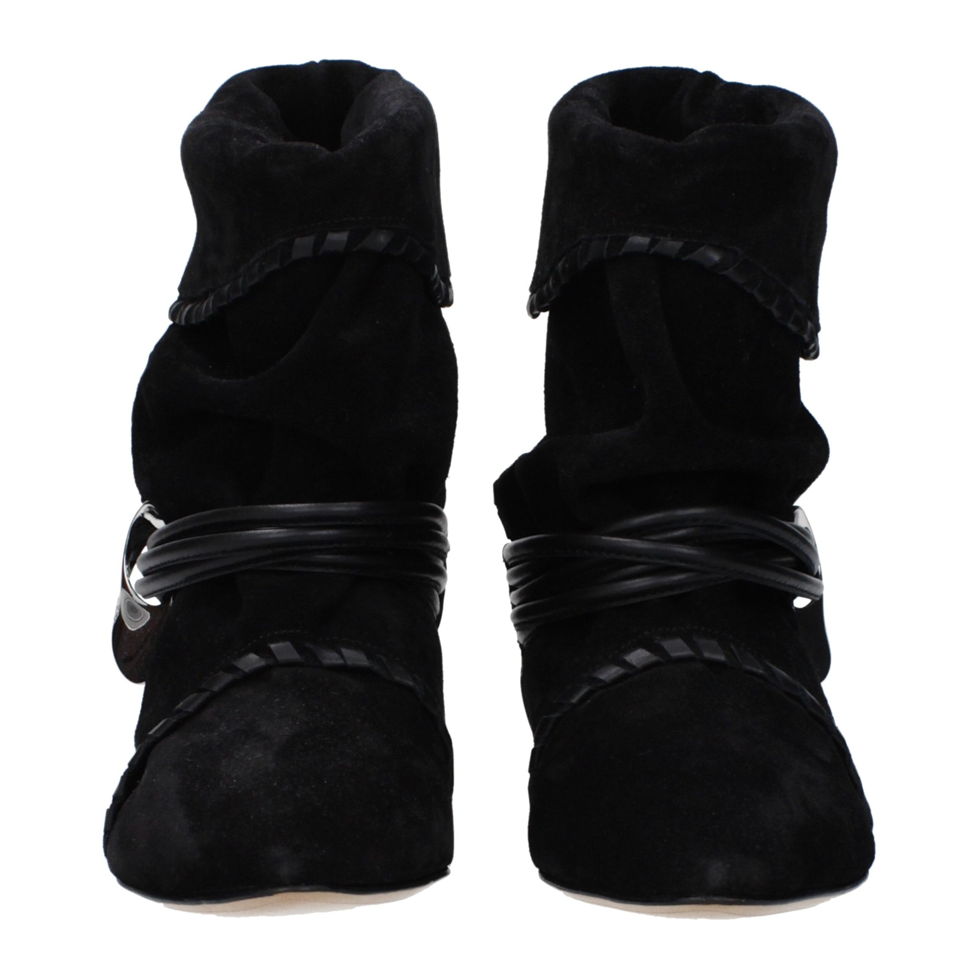Isabel Marant Black Leather Ankle