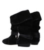 Isabel Marant Black Leather Ankle