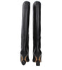 Jacquemus Black Leather High Heel Boots