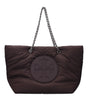 Tory Burch Purple Fabric Shoulder Bags