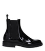 Dolce & Gabbana Black Leather Ankle Boots