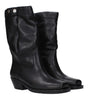 Isabel Marant Black Leather Ankle Boots