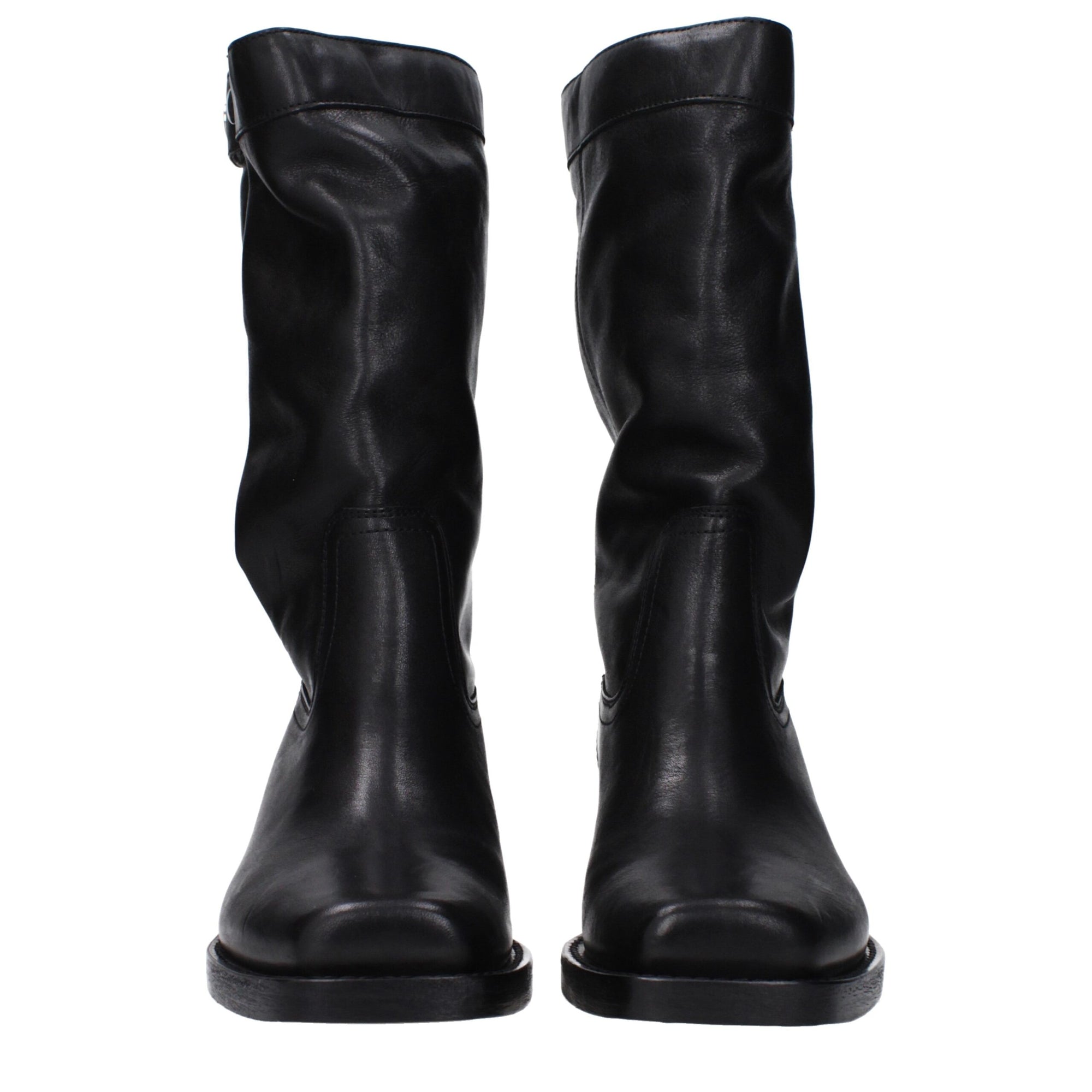 Isabel Marant Black Leather Ankle Boots