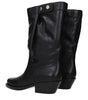 Isabel Marant Black Leather Ankle Boots