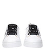 Philipp Plein White Leather Low Tops