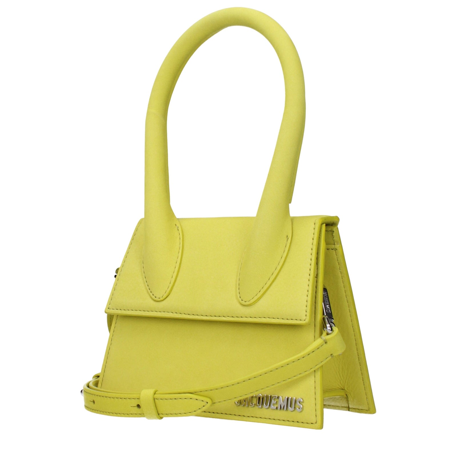 Jacquemus Yellow Leather Handbags