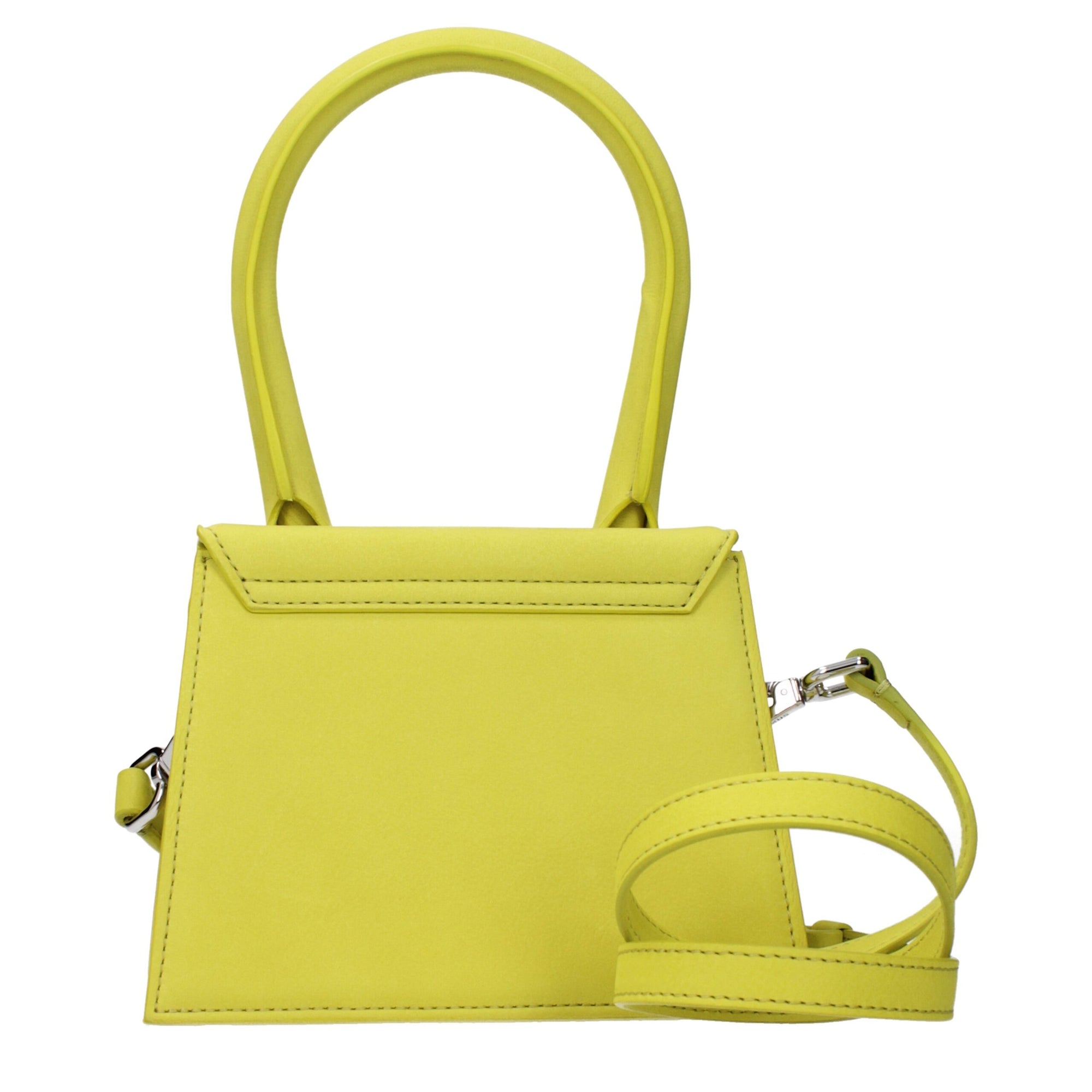 Jacquemus Yellow Leather Handbags