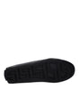 Versace Black Leather Slip-On Loafers