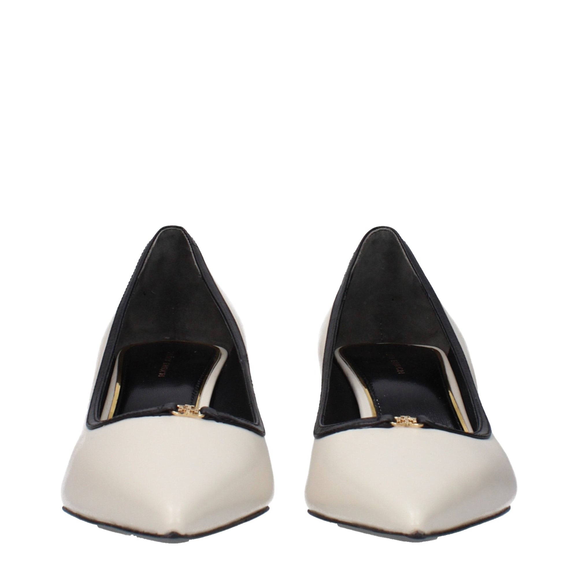 Tory Burch Beige Leather Broch