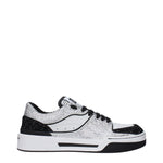 Dolce & Gabbana White Leather Low Tops