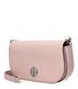 Sacs à bandoulière en cuir rose Tory Burch