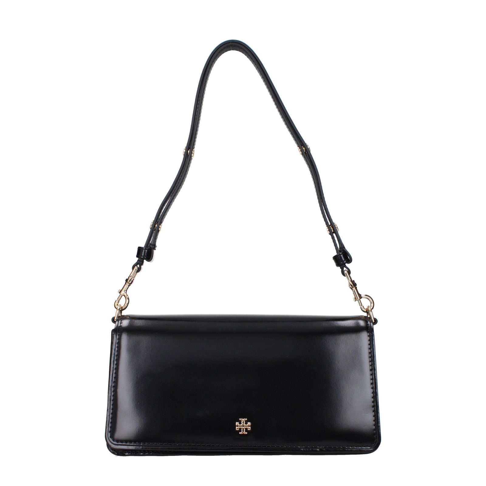 Tory Burch Black Leather Shoulder Bags