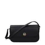 Sacs à bandoulière en cuir noir Michael Kors