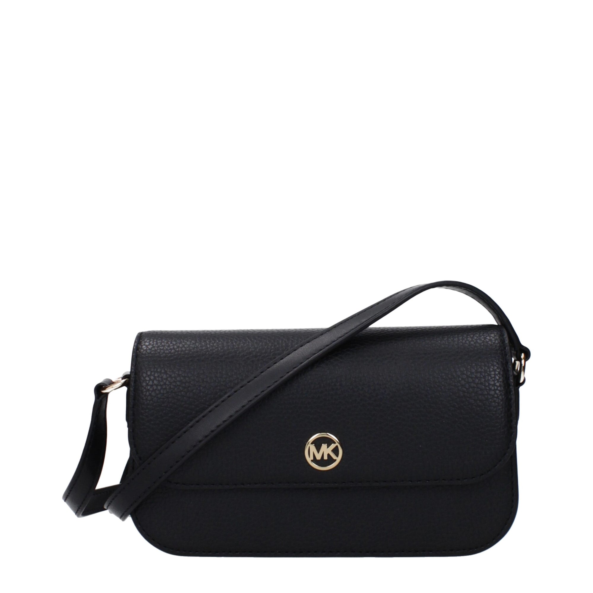 Sacs à bandoulière en cuir noir Michael Kors