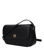 Sacs à bandoulière en cuir noir Michael Kors