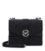 Michael Kors Black Leather Shoulder Bags