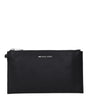 Michael Kors Black Leather Clutch Bags