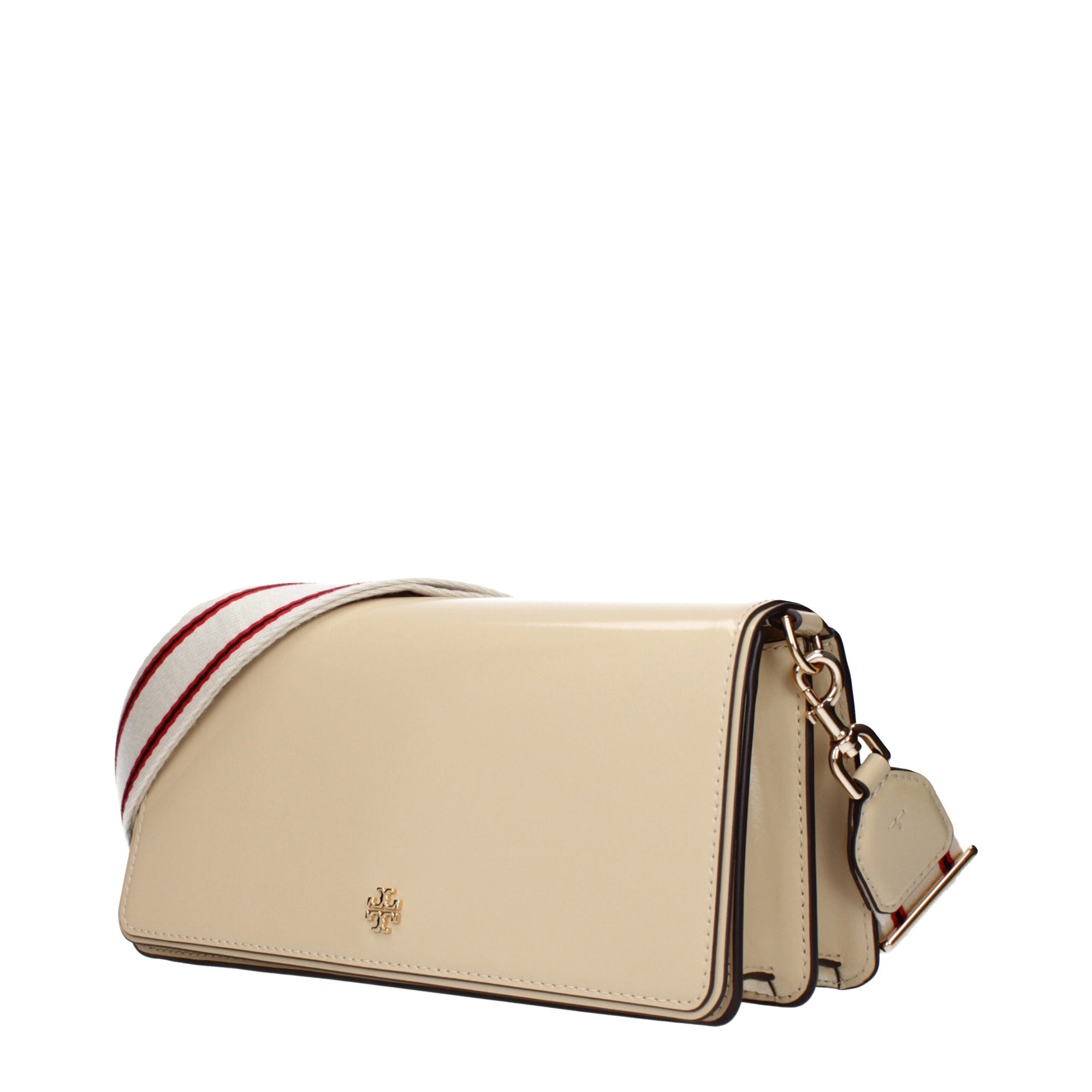 Sacs à bandoulière en cuir beige Tory Burch