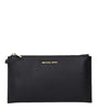 Michael Kors Black Leather Clutch Bags