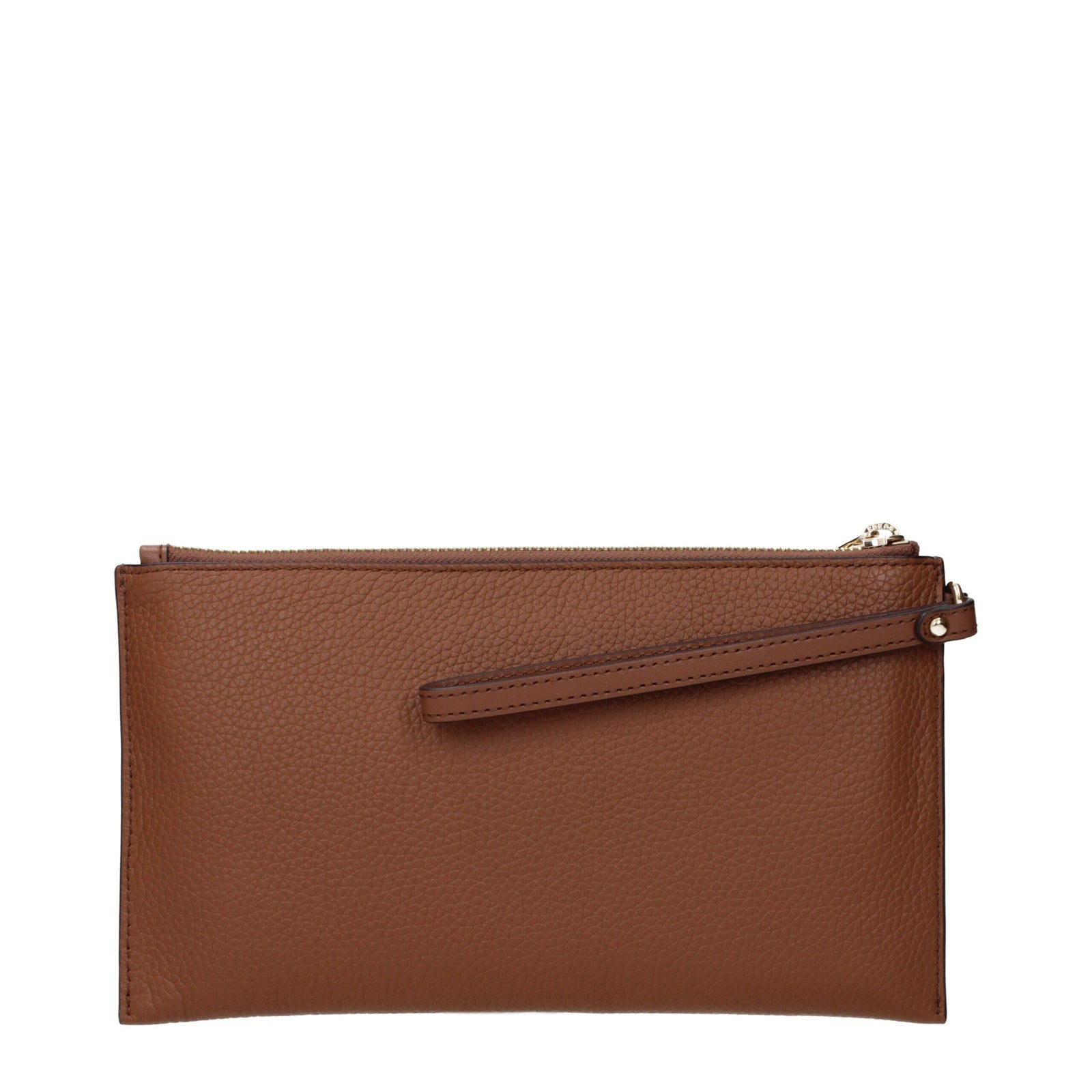 Pochettes en cuir marron Michael Kors