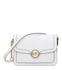 Sac bandoulière en cuir blanc Michael Kors