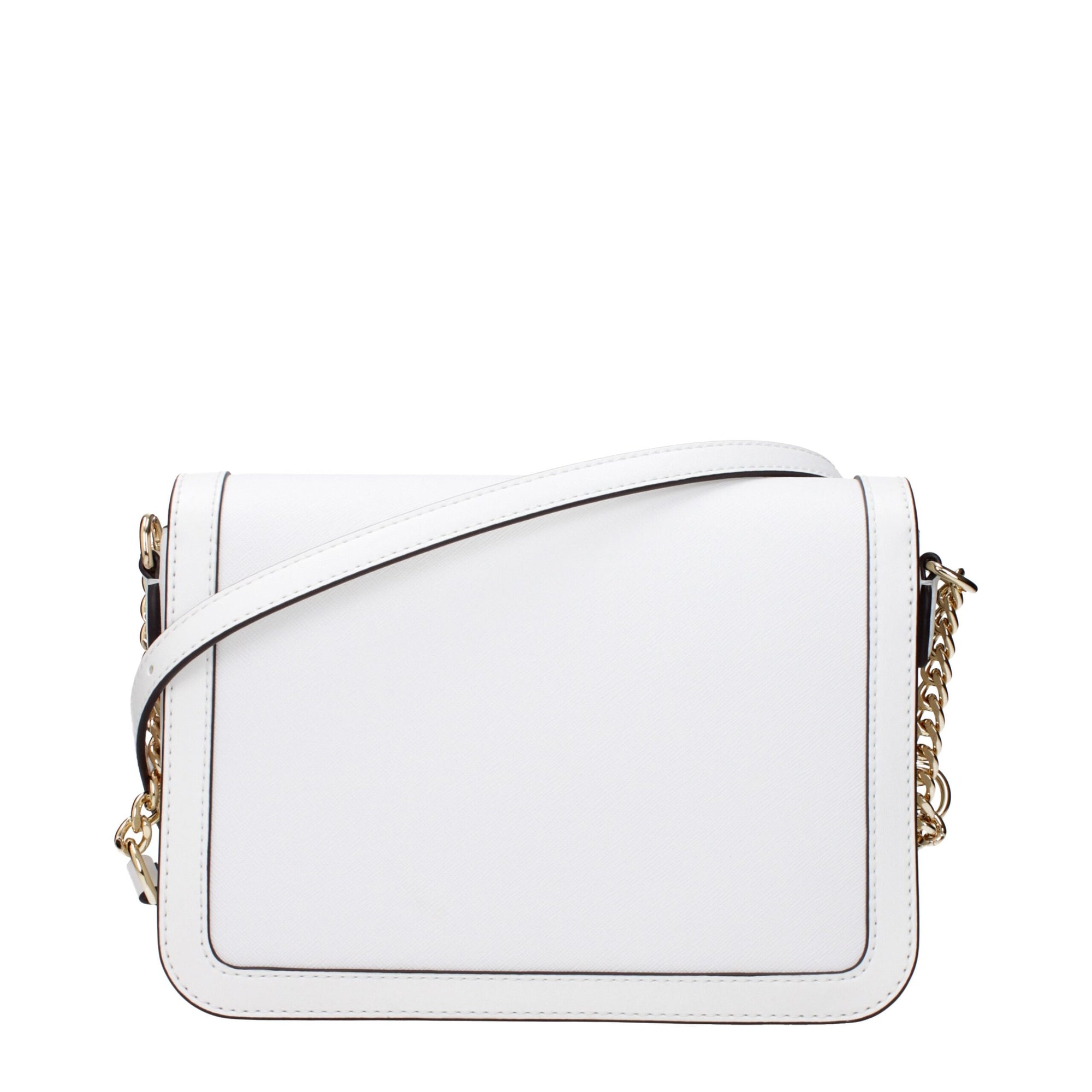Sac bandoulière en cuir blanc Michael Kors