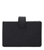 Porte-cartes en cuir noir Michael Kors
