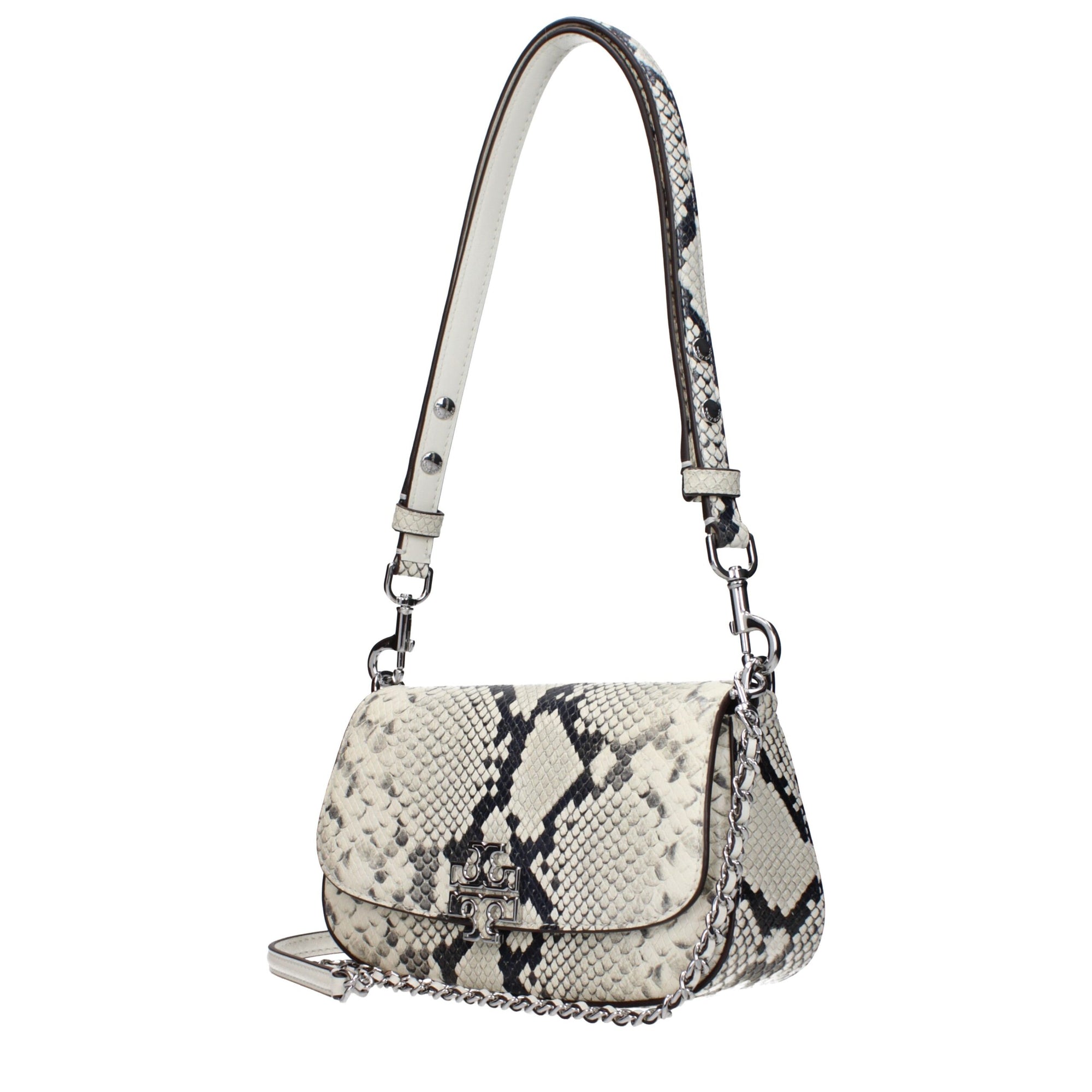 Tory Burch White Leather Shoulder Bags