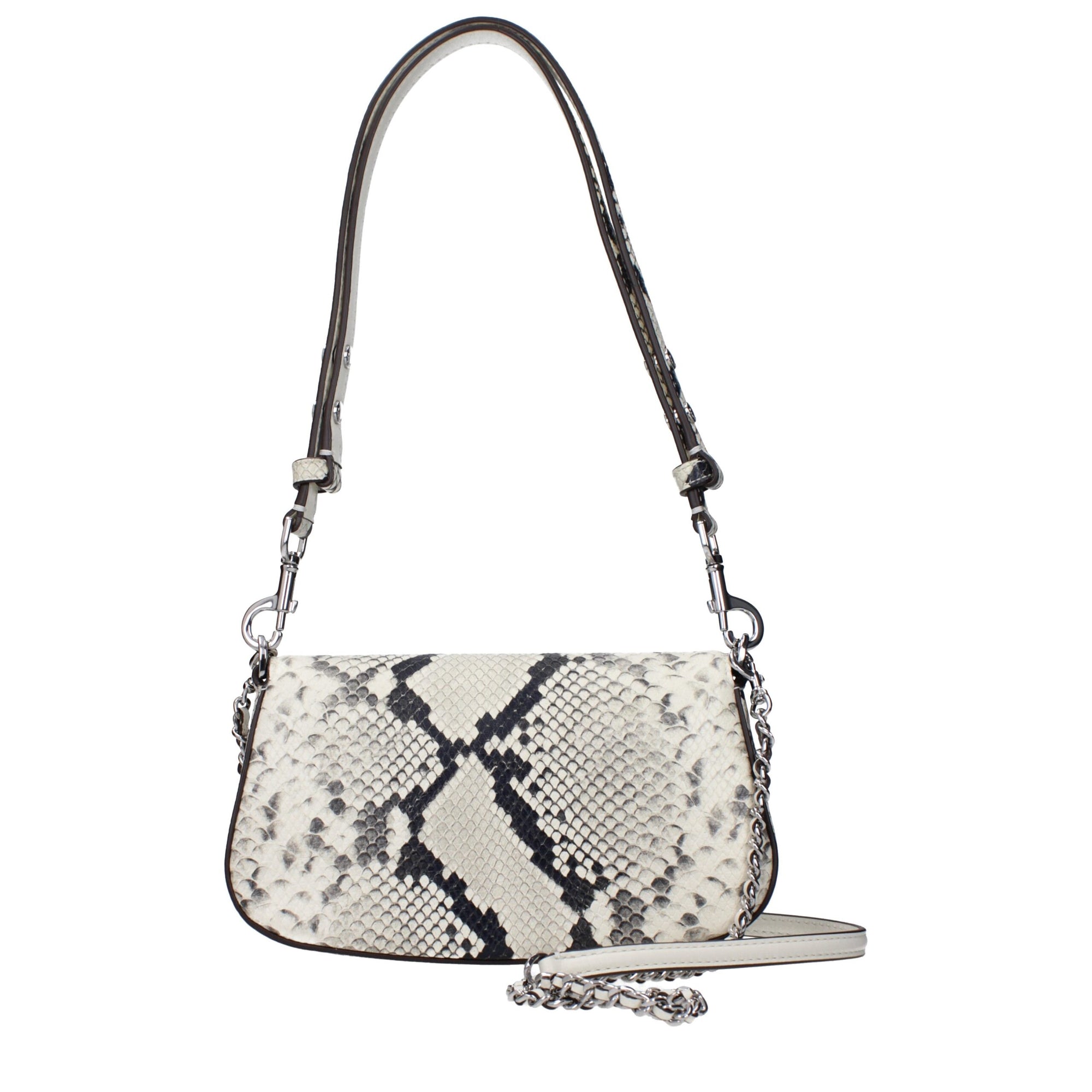Tory Burch White Leather Shoulder Bags