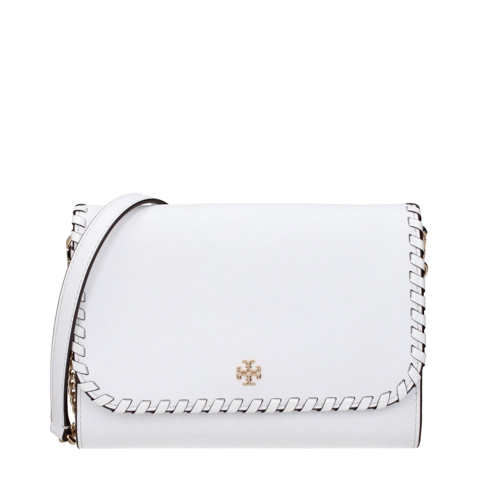 Pochettes en cuir blanc Tory Burch