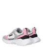 Versace White Fabric Sneakers