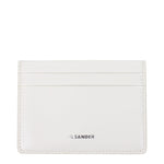 Jil Sander White Leather Cardholders