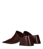 Jil Sander Red Leather Mules